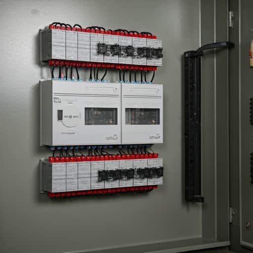 Electrician installing EV charger