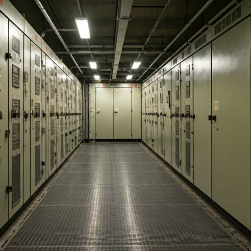 Industrial electrical room construction