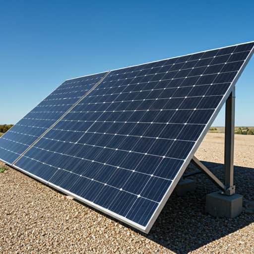 Utility-scale solar farm