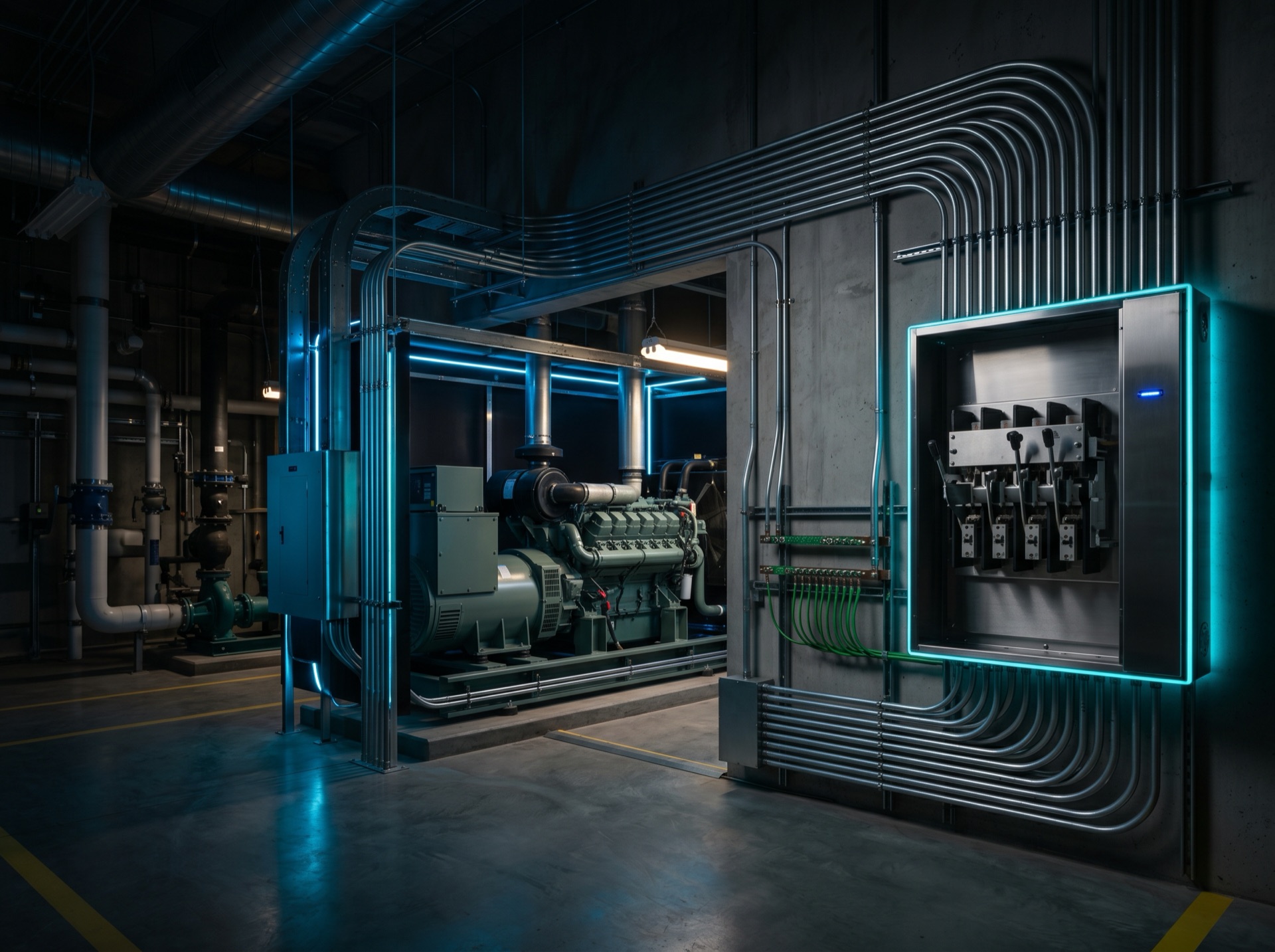 Backup power generator system