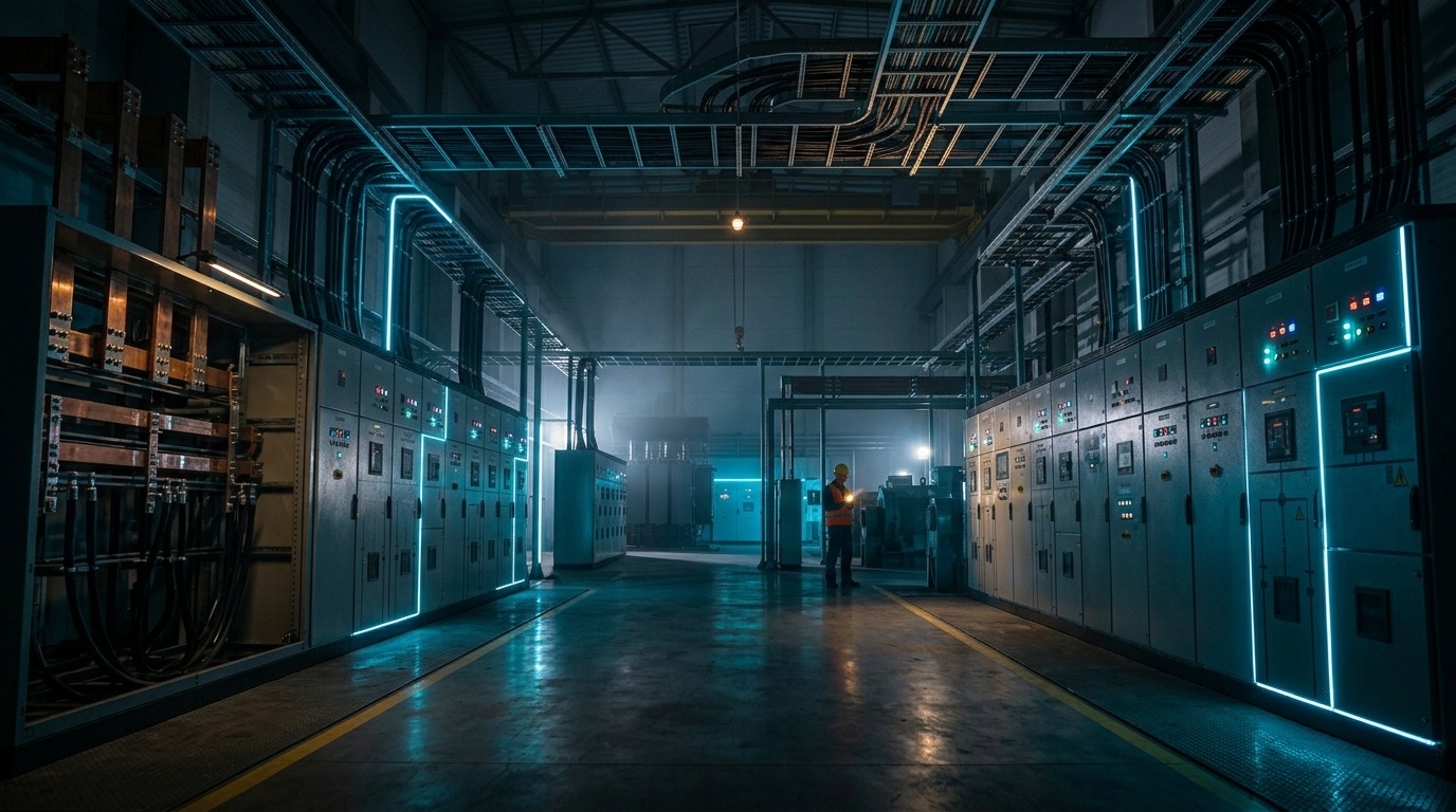 High-voltage power distribution center