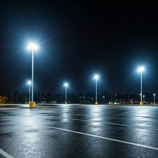 Parking lot lighting
